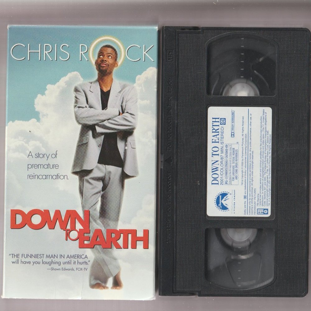 Down to Earth VHS  Chris Rock Comedy